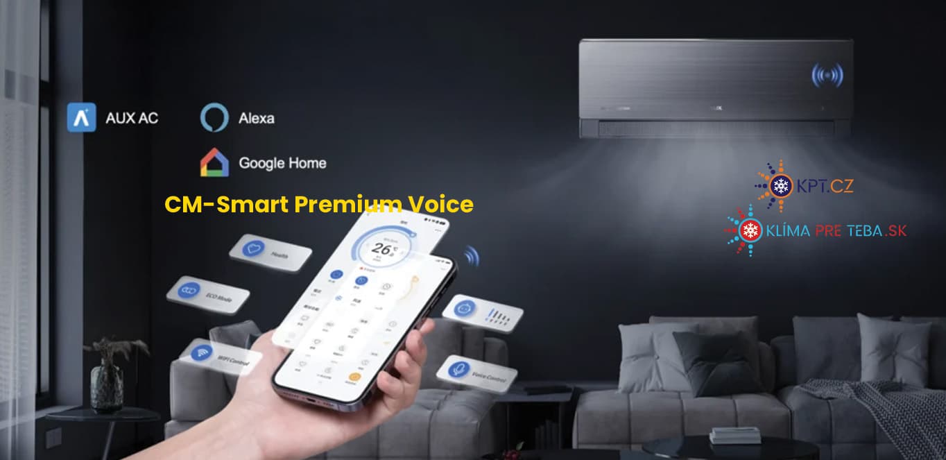 inteligentne riadenie klimatizacii aux cm smart premium